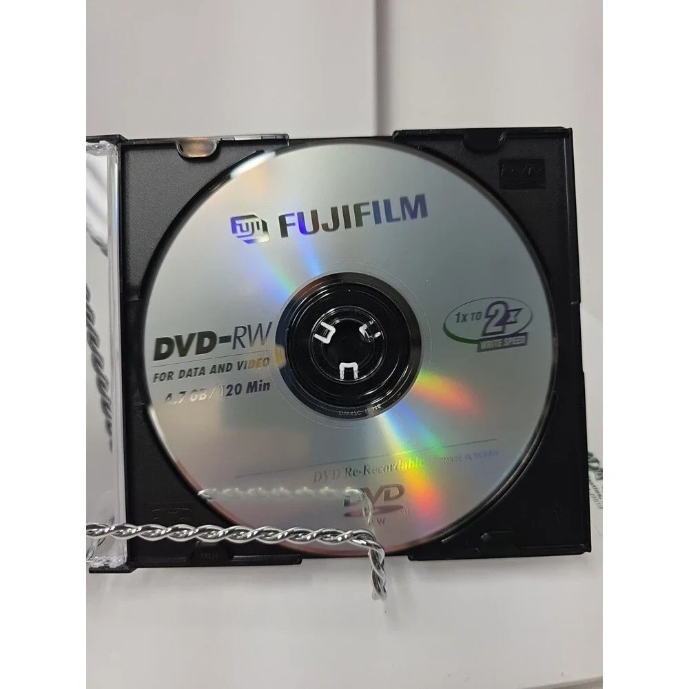 Fujifilm DVD Discs Lot Of 4 DVD-RW DVDs 120 Min 4.7GB Jewel Cases💿